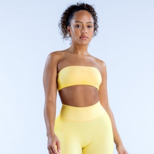 DFYNE Ignite Bandeau Sport BH Dam Citron | 9610542-SU