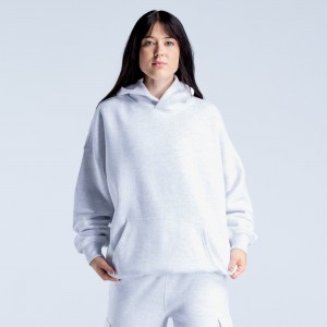 DFYNE Lanyi Edit Oversized Hoodie Dam Grå | 9543802-IR