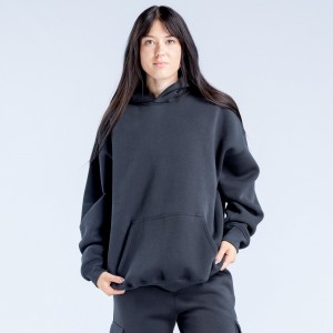 DFYNE Lanyi Edit Oversized Hoodie Dam Svarta | 5086923-WX