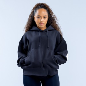 DFYNE Signature Hoodie Dam Svarta | 0437681-LF