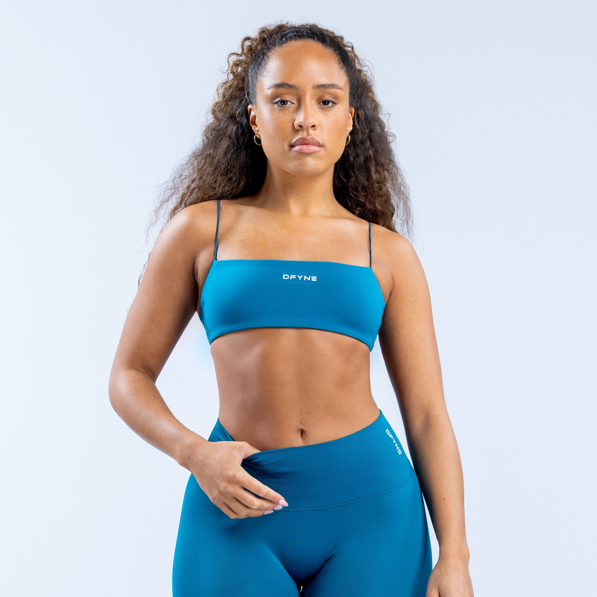 DFYNE Defy Strappy Sport BH Dam Blå | 4852039-VQ