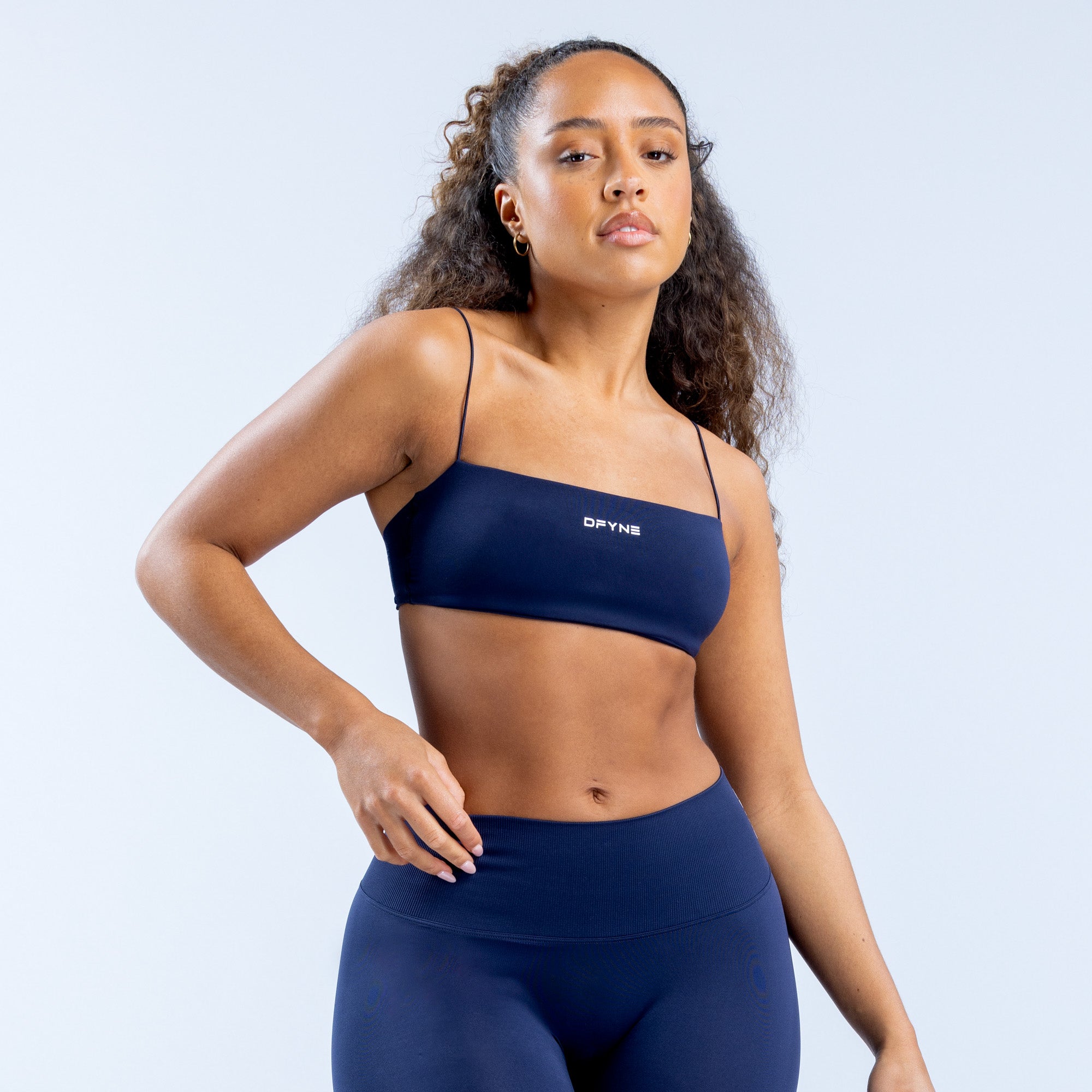 DFYNE Defy Strappy Sport BH Dam Marinblå | 5481072-YP