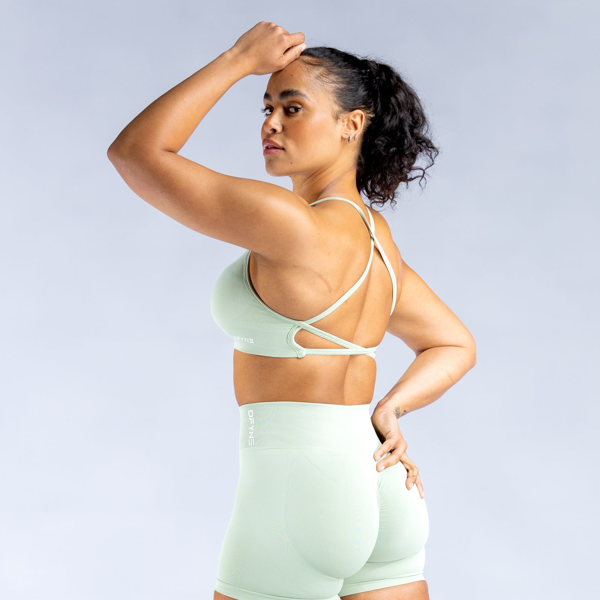 DFYNE Dynamic Backless Sport BH Dam Gröna | 8093124-GY