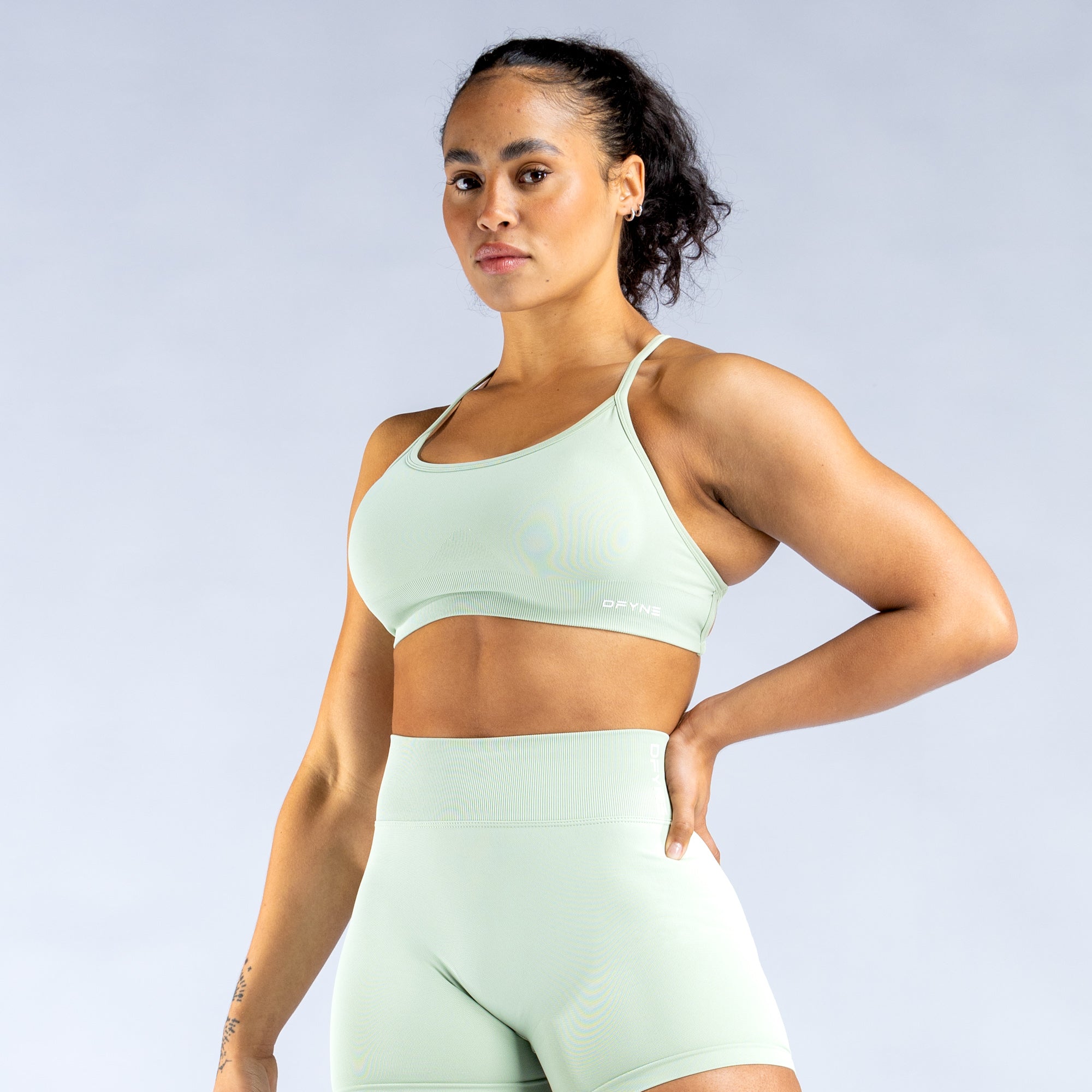 DFYNE Dynamic Backless Sport BH Dam Gröna | 8093124-GY