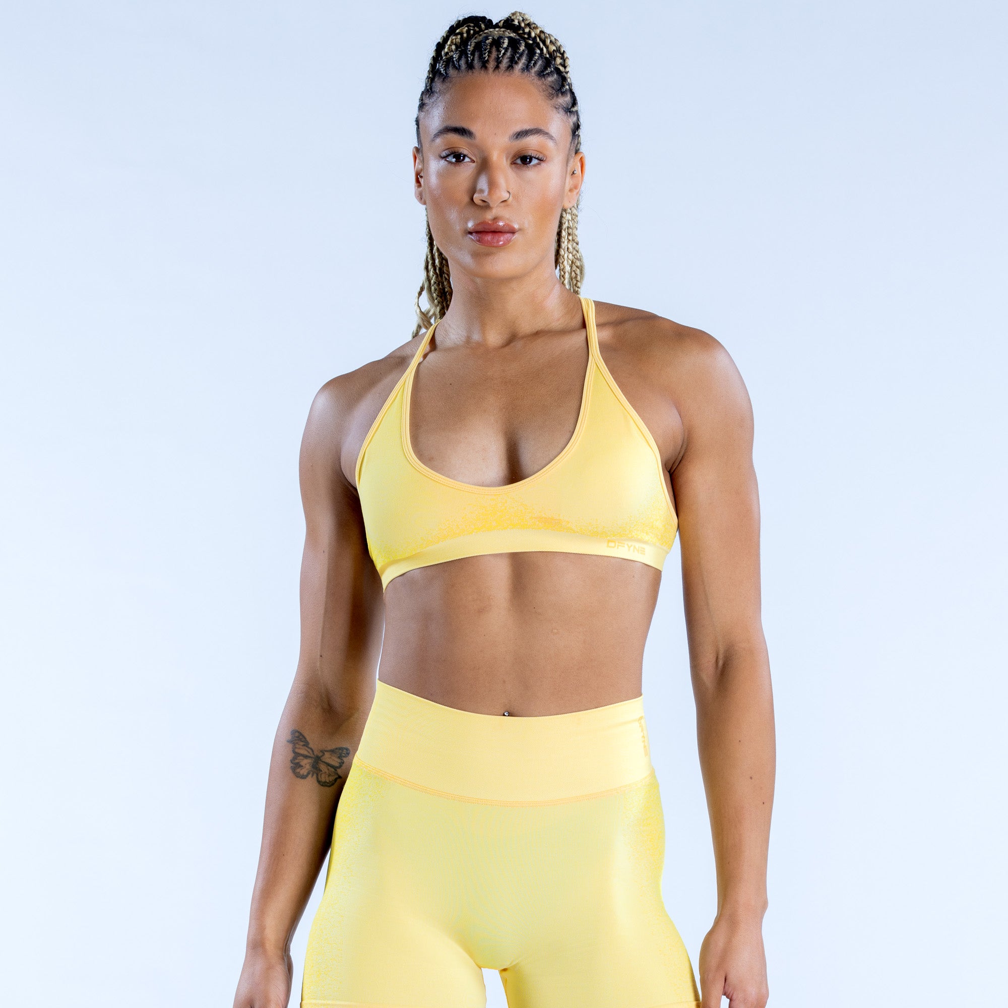 DFYNE Ignite Cross Back Sport BH Dam Citron | 6915702-FL