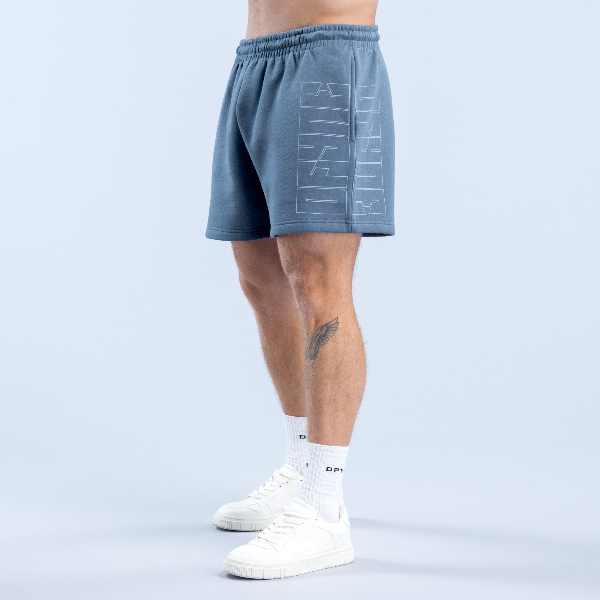 DFYNE Recharge Graphic Shorts Herr Grå | 2935481-JT