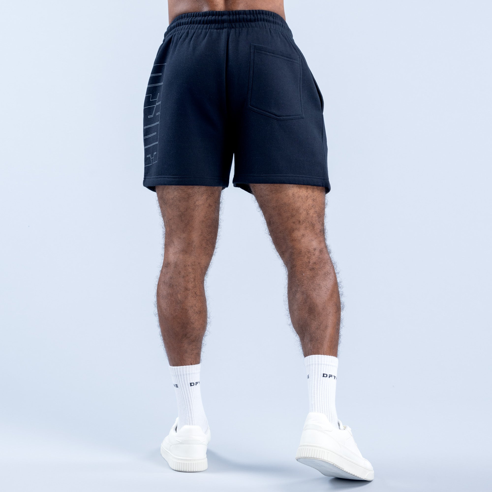 DFYNE Recharge Graphic Shorts Herr Svarta | 7609124-KG