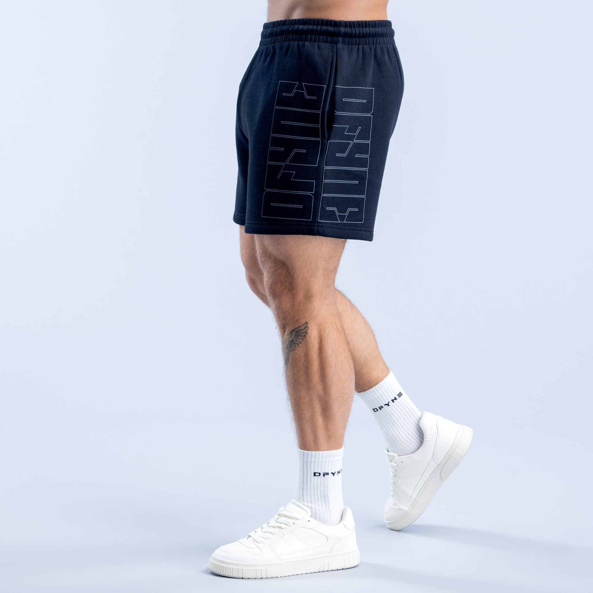 DFYNE Recharge Graphic Shorts Herr Svarta | 7609124-KG