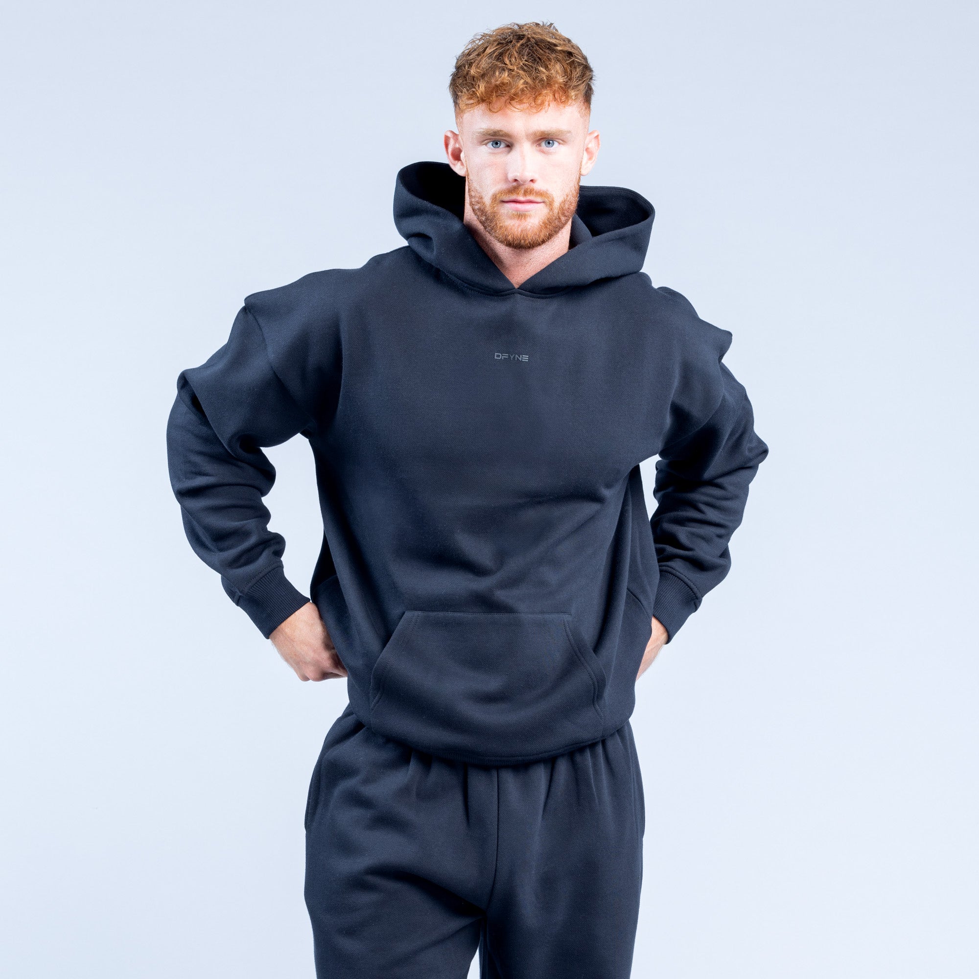 DFYNE Recharge Hoodie Herr Svarta | 0359176-MN