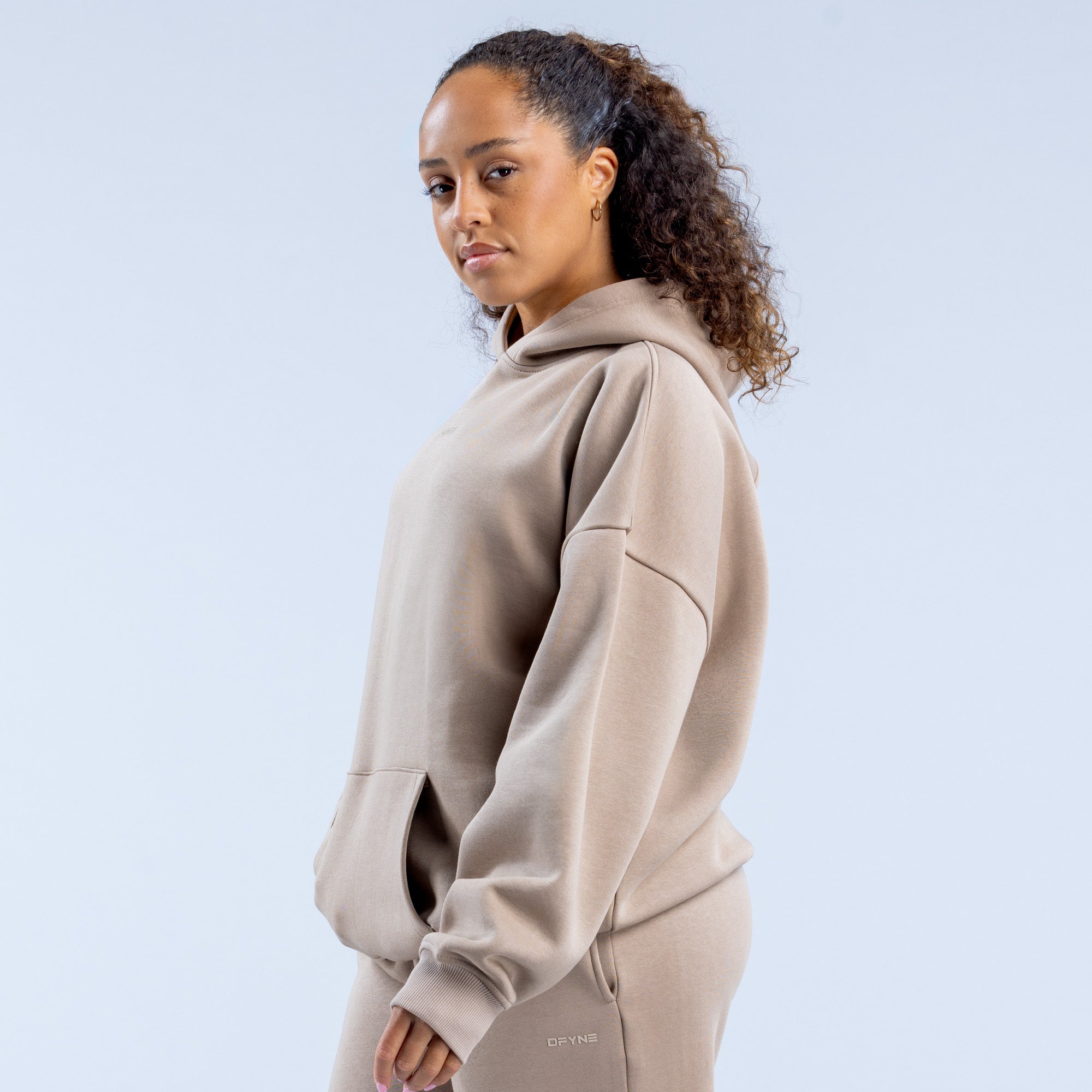 DFYNE Revive Heavy Weight Hoodie Dam Beige | 3751860-UI