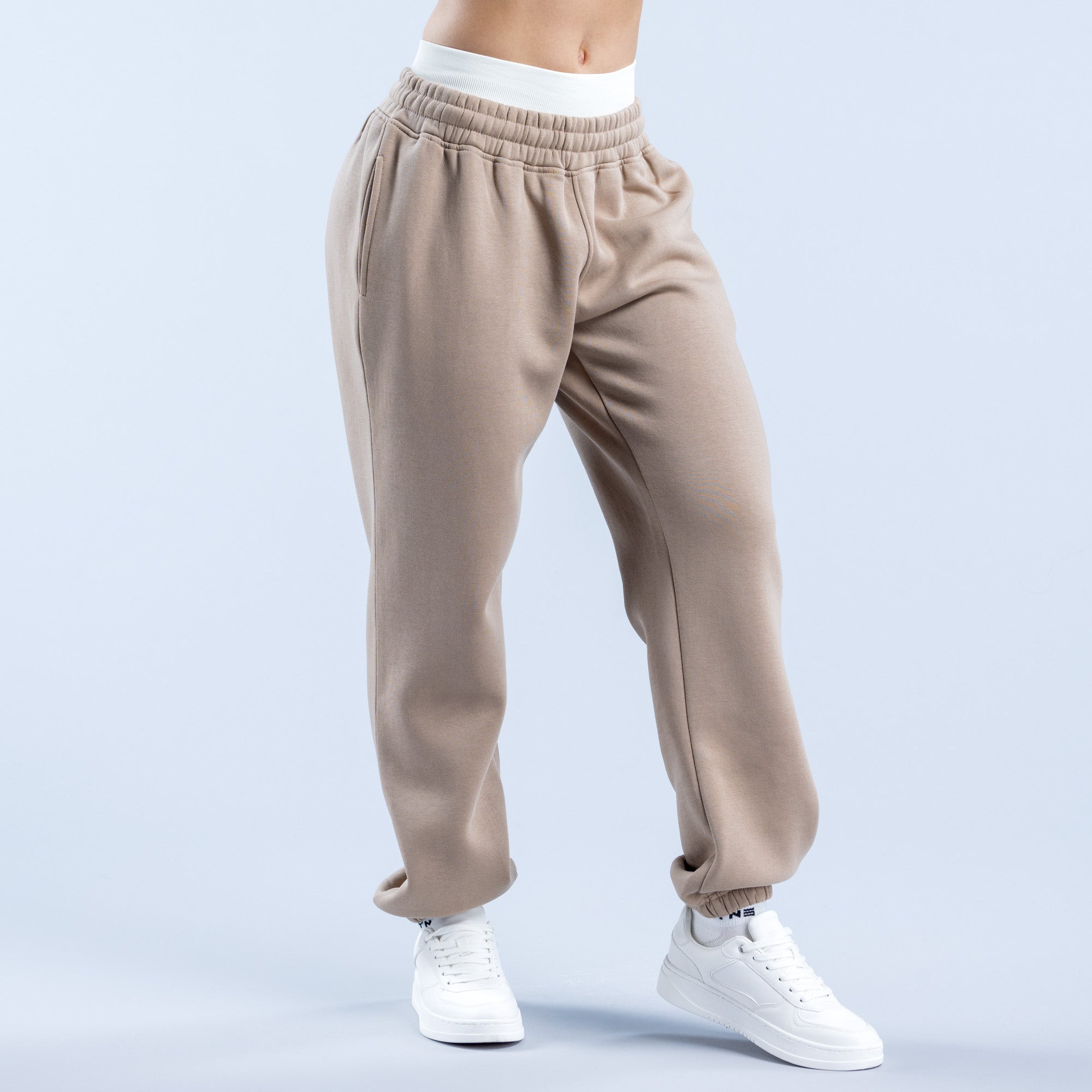 DFYNE Revive Heavy Weight Joggingbyxor Dam Beige | 6049137-HD