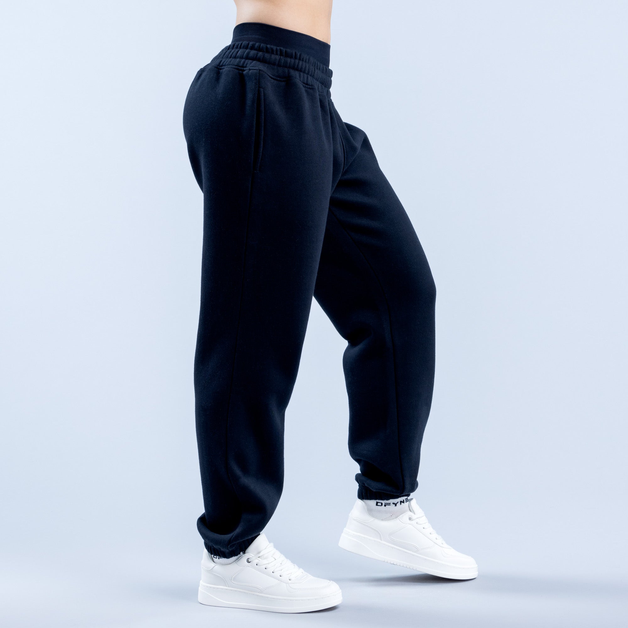 DFYNE Revive Heavy Weight Joggingbyxor Dam Svarta | 6018752-DI