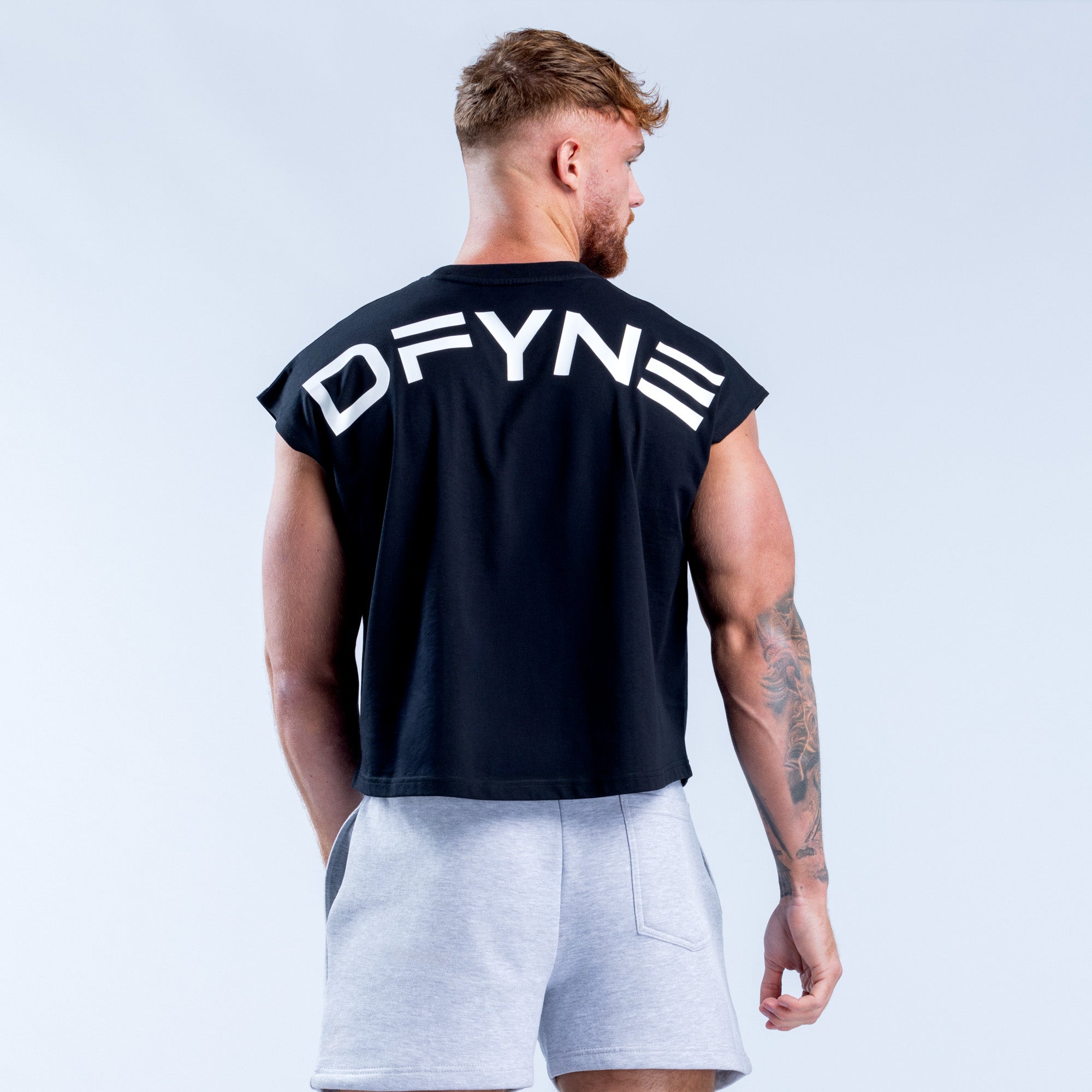 DFYNE Signature Crop Linne Herr Svarta | 0857139-VN