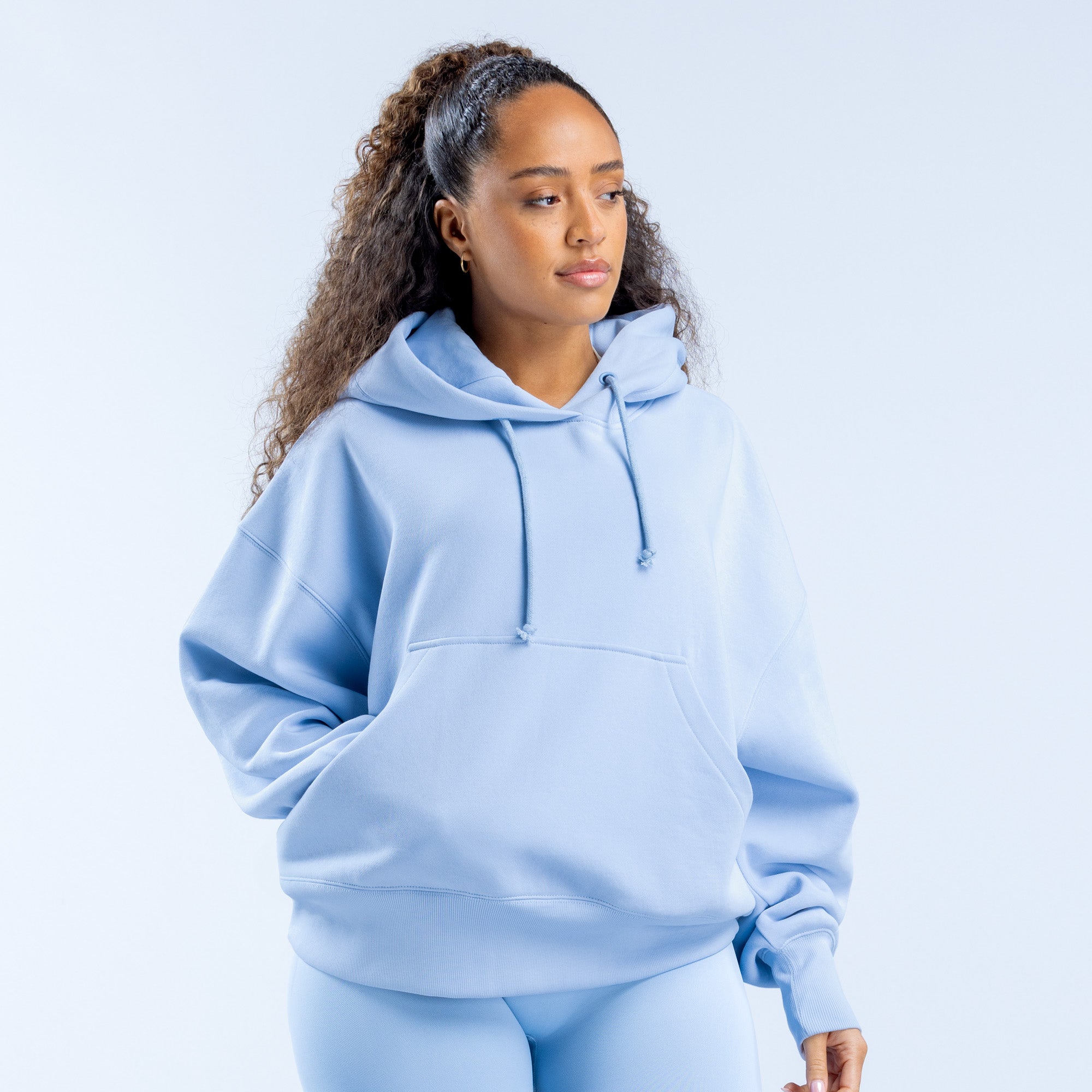 DFYNE Signature Hoodie Dam Blå | 7463150-SD