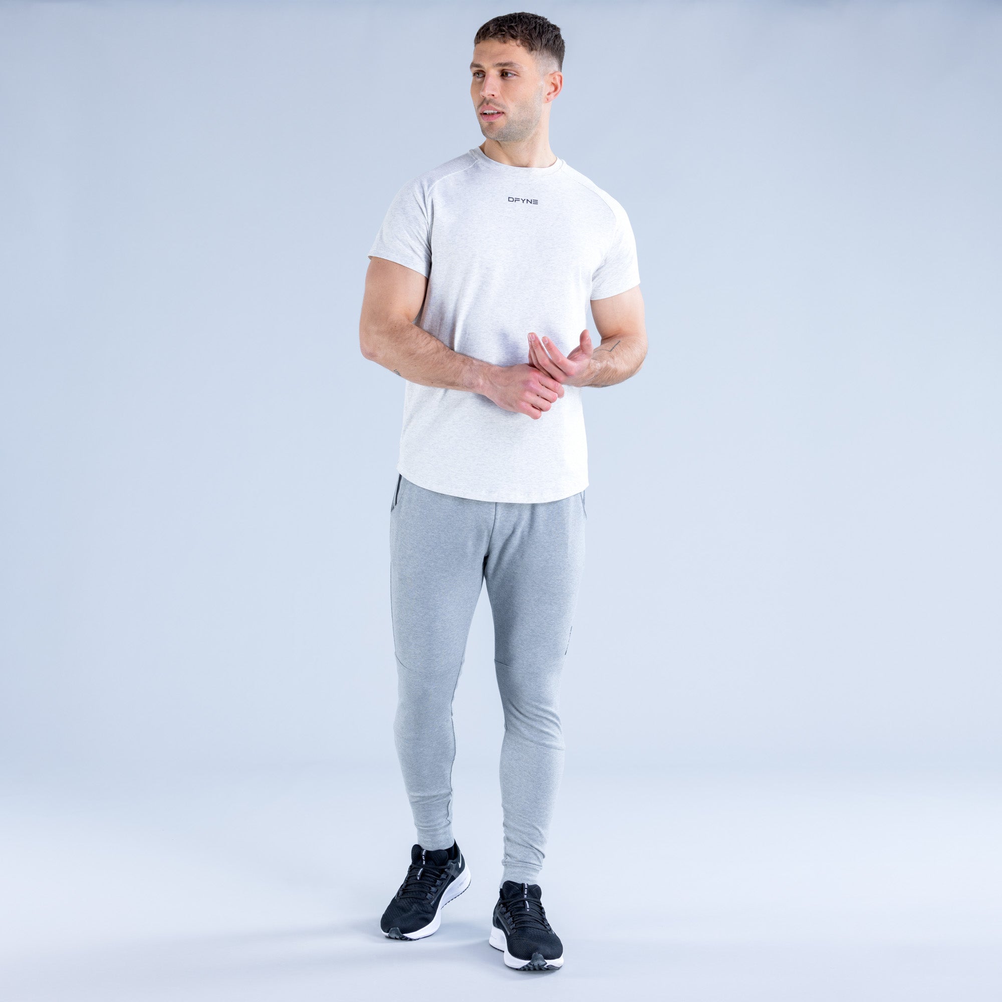 DFYNE Stealth Tapered Joggingbyxor Herr Grå | 0319745-IS