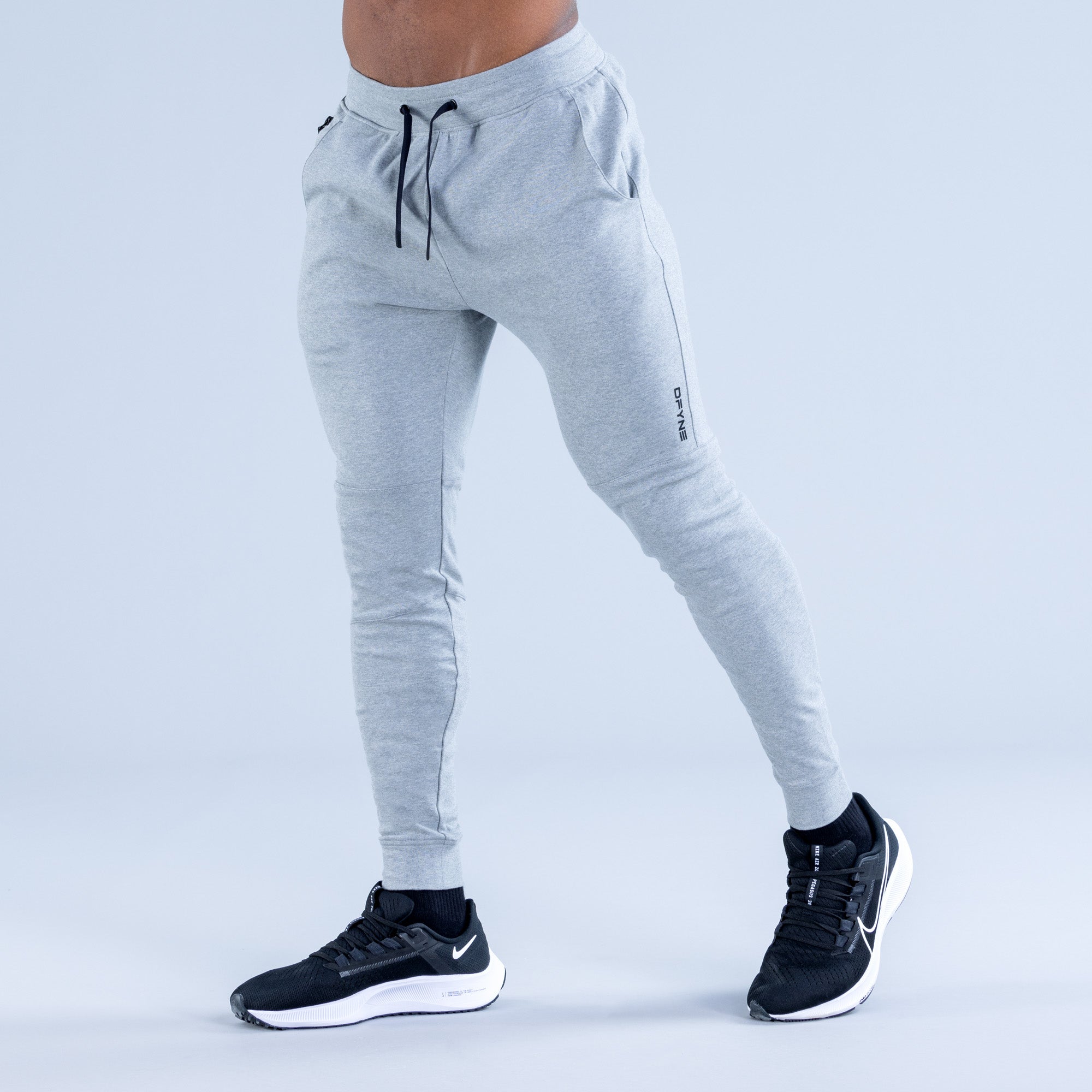 DFYNE Stealth Tapered Joggingbyxor Herr Grå | 0319745-IS