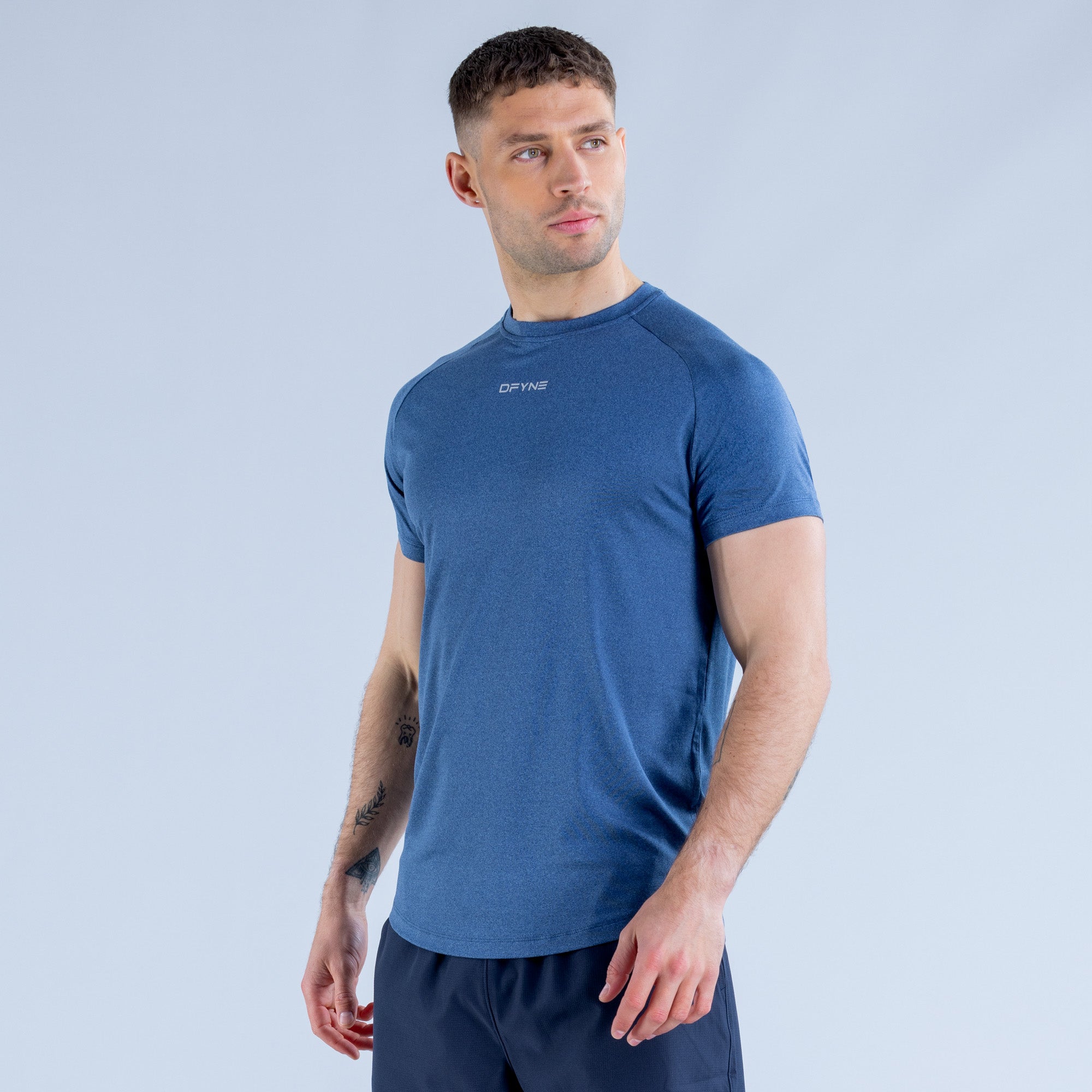 DFYNE Stealth Training T-Shirt Herr Blå | 1269385-LO