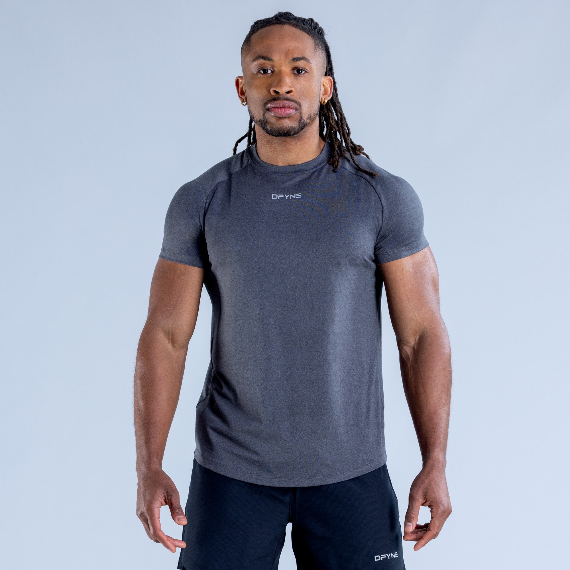 DFYNE Stealth Training T-Shirt Herr Svarta | 4105987-SK